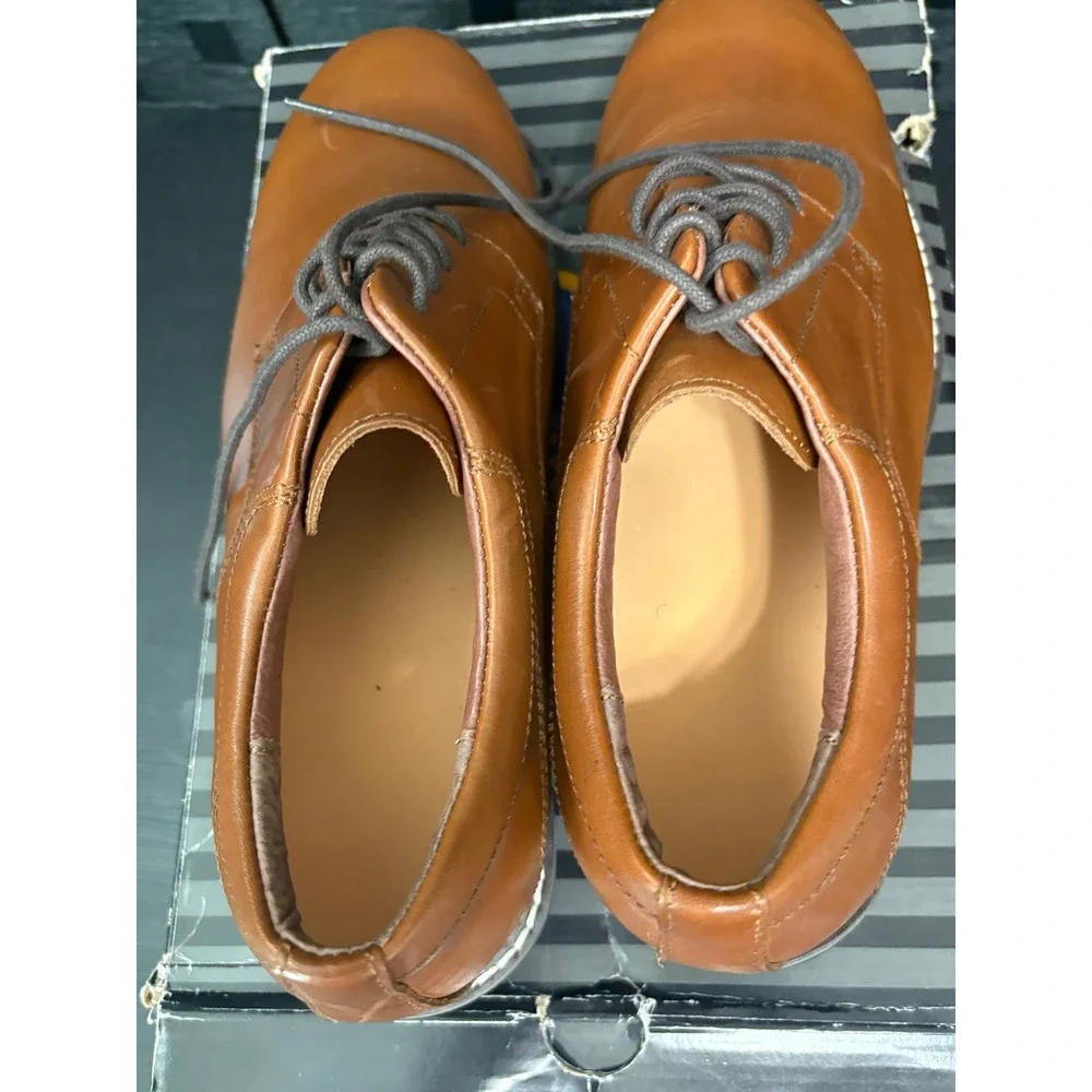 Dr Comfort men's brown loafer size 9 W/B